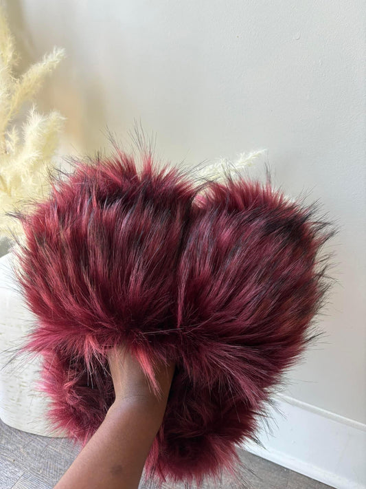 JUMBO FUR SLIDES